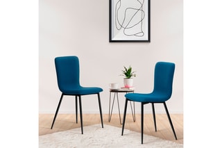 2 cadeiras Margot - Azul-pato