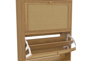 Meuble à chaussures Erin 2 abattants - 60 x 23,5 x 83,5 cm