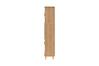 Estante Faustine 3 portas - 80 x 30 x 143 cm 