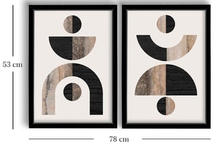 2 tableaux - 38 x 53 cm