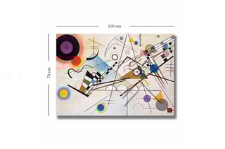 Tableau "Composition 8" Vassily Kandinsky - 100 x 70 cm