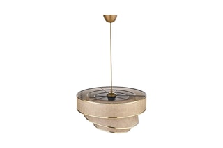 Suspension - Taupe et doré  - 40 W