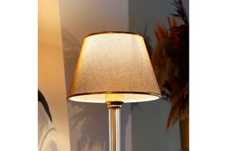 Lampe à poser Ayd - Doré et beige - 60 W