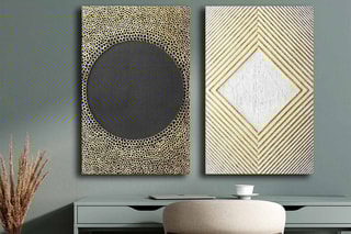 2 tableaux - 45 x 70 cm