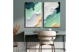 2 tableaux - 45 x 70 cm