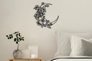 Décoration murale - 50 x 47 cm - Noir