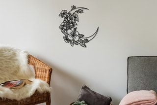 Décoration murale - 50 x 47 cm - Noir