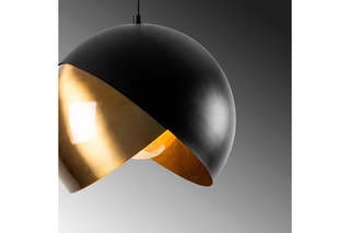 Suspension Berceste - Noir et doré - 60 W