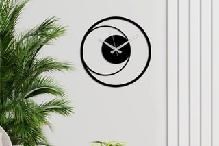 Horloge - 49 cm - Noir