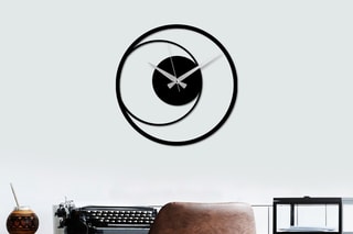 Horloge - 49 cm - Noir