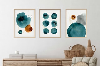 3 tableaux - 35 x 50 cm