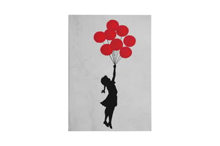 Tableau "La Fille aux ballons rouges" - Banksy - 70 x 100 cm - Reproduction
