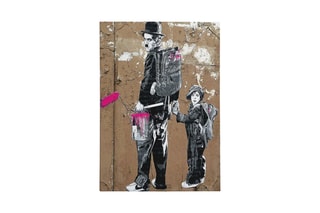 Tableau "Charlie Chaplin The Kid" - Banksy - 50 x 70 cm - Reproduction