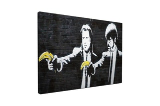 Tableau "Pulp Fiction"- Banksy - 70 x 100 cm - Reproduction