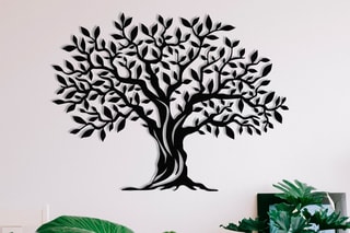 Décoration murale - Noir - 69 x 52 x 0,12 cm