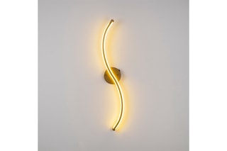 Applique murale LED - Doré - 16 W