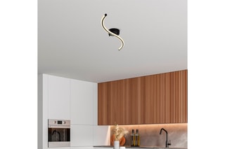 Plafonnier LED Yilan - Noir - 16 W