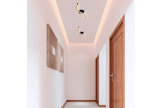 Plafonnier LED Yilan - Noir - 16 W