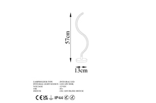Lampe LED à poser Yilan - Doré - 16 W