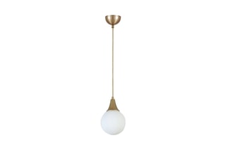Suspension - Doré et blanc - 40 W