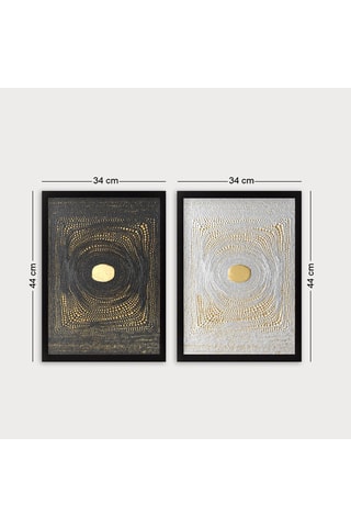 2 tableaux - 34 x 44 cm