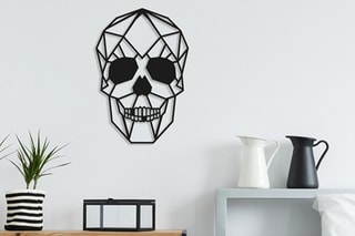 Décoration murale Skull - 35 x 50 cm - Noir