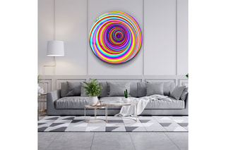 Tableau en verre trempé - 80 x 80 cm