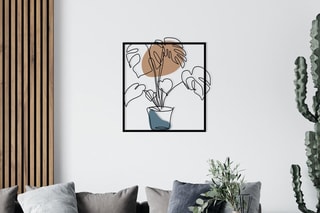 Décoration murale - Noir - 49 x 53 cm