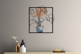 Décoration murale - Noir - 49 x 53 cm