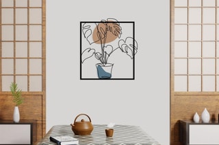 Décoration murale - Noir - 49 x 53 cm