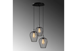 Suspension Tel - Noir - 3 x 100 W