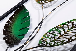 Décoration murale Timeyi 3 - Noir et vert - 32 x 90 cm