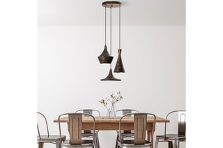 Suspension Tom - Marron foncé - 3 x 40 W