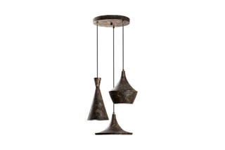 Suspension Tom - Marron foncé - 3 x 40 W