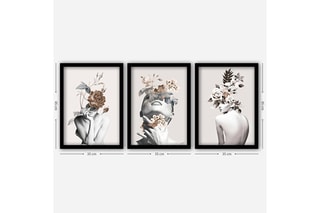 3 tableaux Claude2 -  35 x 45 cm