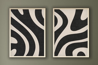 2 tableaux en MDF Aimé - 50 x 70 cm