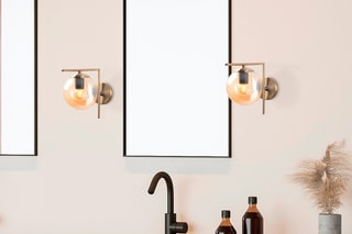 Applique murale - Cuivré et blanc - 40 W