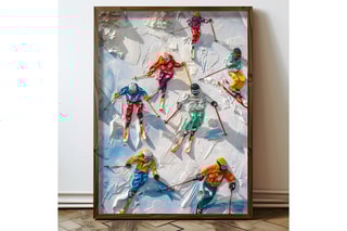 Tableau Geneviève2 - 50 x 70 cm