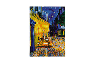 Tableau "Terrasse du café le soir" Van Gogh - 70 x 100 cm