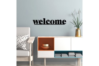 Sticker Welcome - Noir