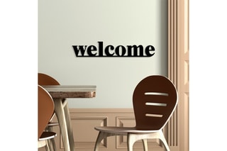 Sticker Welcome - Noir