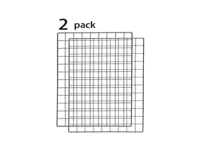 2 grilles d’organisation - Noir - 50 x 70 x 3 cm