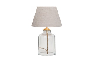 Lampe à poser Saglam - Crème - 40 W
