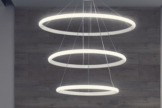 Suspension LED Ursae - Blanc - 60-80 W