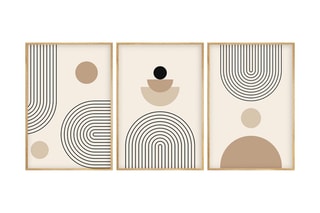 3 tableaux Huhu - 50 x 70 cm