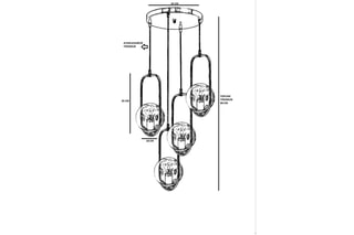 Suspension - Blanc - 4 x 60 W