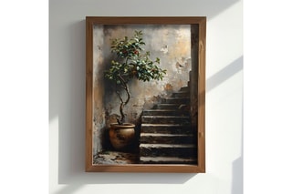 Tableau en épicéa - 47 x 35 cm
