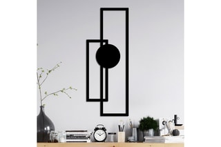 Décoration murale - Noir - 32 x 85 x 1,5 cm