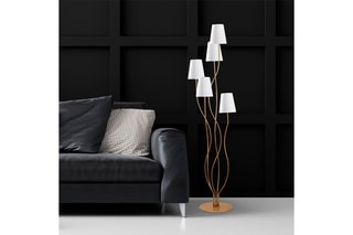 Lampadaire Bonibon - Doré - 5 x 40 W