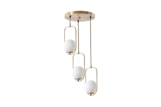 Suspension Ahu - Blanc - 3 x 60 W